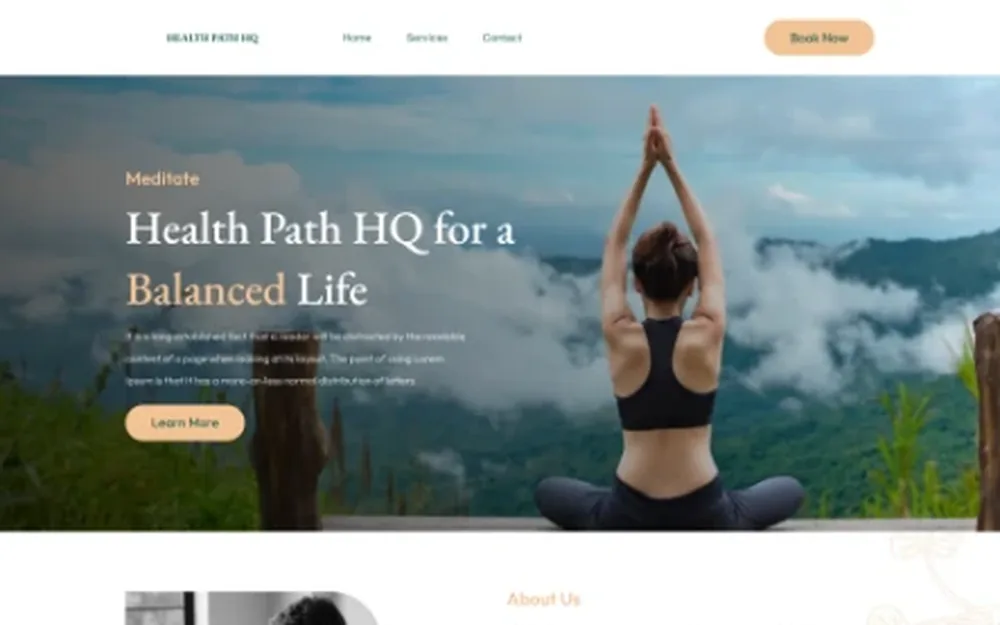 Website of the health brand whose texting was moved to A2P 10DLC